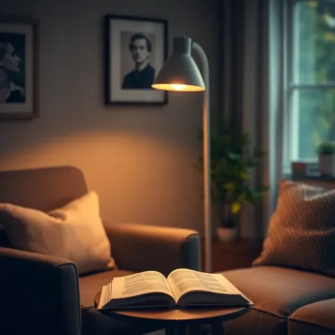 Lampa podłogowa do czytania AGATA meble