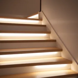 Lampki LED na schody