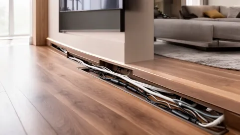 listwy przypodłogowe z miejscem na kable