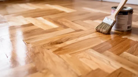 Malowanie parkietu po cyklinowaniu