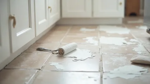 malowanie podłogi w kuchni