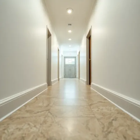 Mały przedpokój podłoga