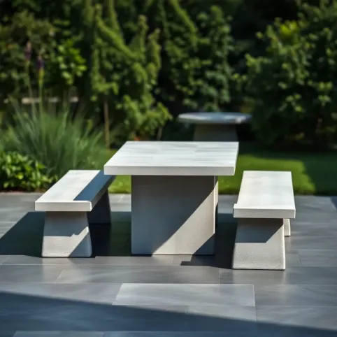 Meble betonowe do ogrodu