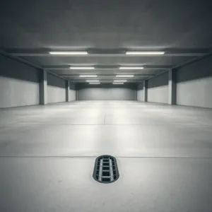 Minimalny spadek posadzki w garażu podziemnym