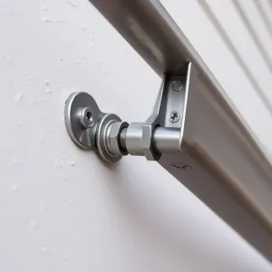 Mocowanie balustrady do ściany z ociepleniem