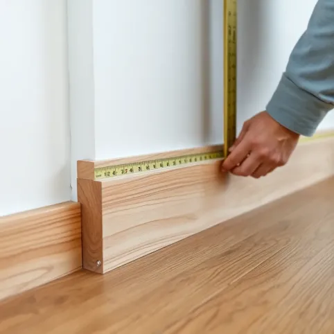 Montaż listew podłogowych