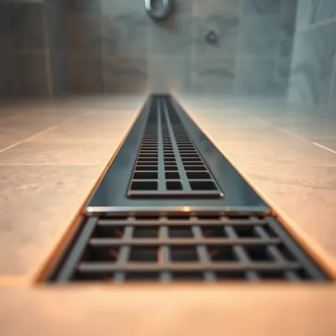 Montaż odpływ liniowy na ogrzewaniu podłogowym