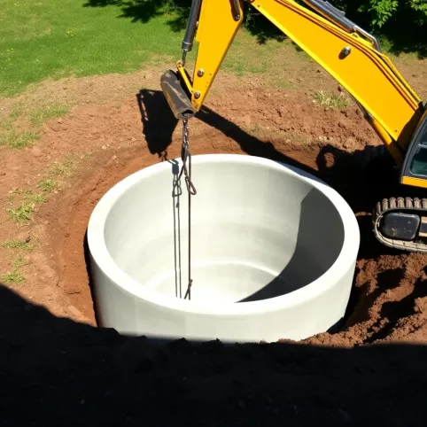 Montaż piwniczki betonowej