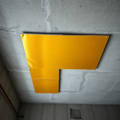 Montaż płyt PIR na suficie betonowym