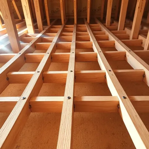 Montaż podłogi na legarach