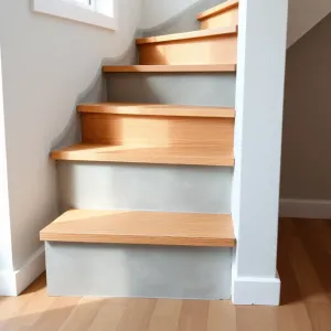 Montaż stopni drewnianych na schodach betonowych cena