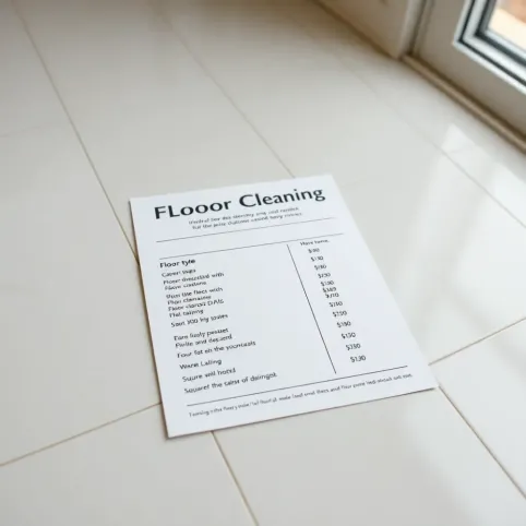 Mycie podłogi cennik