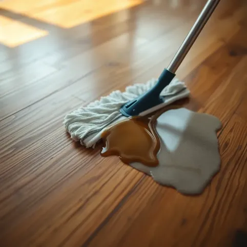 Mycie podłogi drewnianej olejowanej