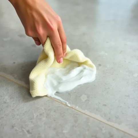 Mycie podłogi sodą oczyszczona