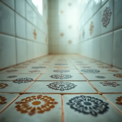 Naklejki na kafelki do łazienki na podłogę