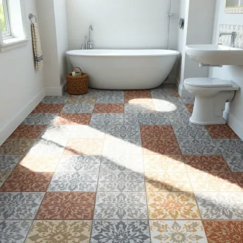 Naklejki na płytki podłogowe 40x40