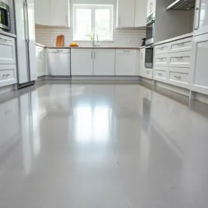 Niebrudząca podłoga w kuchni