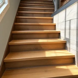 Nowe stopnie na starych schodach