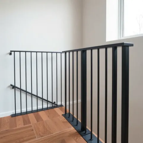 Nowoczesne balustrady na schody wewnętrzne drewniane