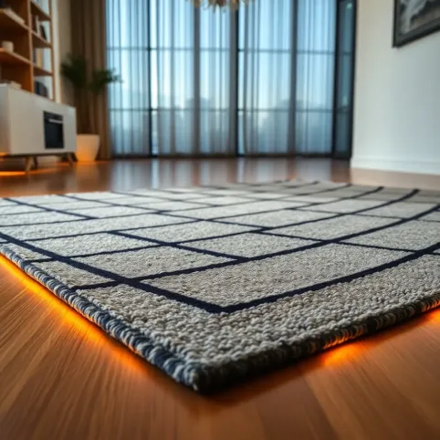 Nowoczesne dywany na ogrzewanie podłogowe