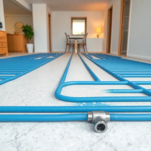 Ogrzewanie podłogowe z centralnego ogrzewania w bloku