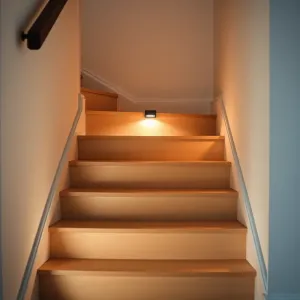 Oświetlenie klatki schodowej z czujnikiem ruchu na baterie