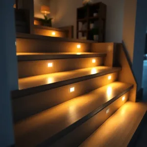 Oświetlenie schodów LED z czujnikiem ruchu