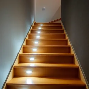 Oświetlenie schodów na baterie z czujnikiem ruchu