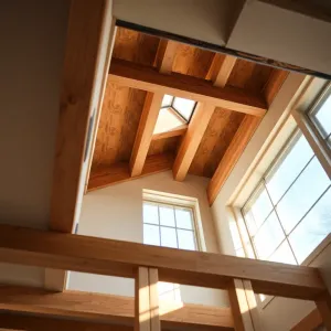 Otwór w stropie na schody