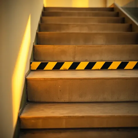 Oznaczenie schodów bhp