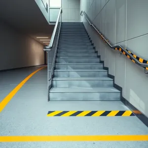 Oznaczenie schodów w budynkach użyteczności publicznej