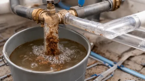 Płukanie podłogówki