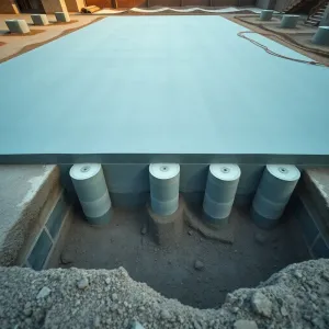 Płyta fundamentowa na palach