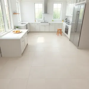 Płytki do białej kuchni na podłogę