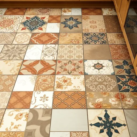 Płytki do kuchni na podłogę wzory