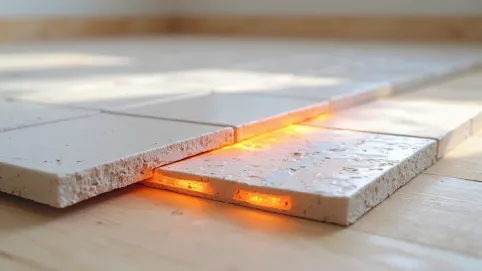 płytki na suche ogrzewanie podłogowe