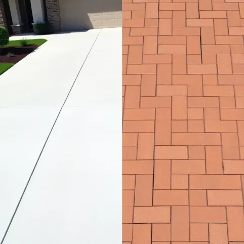 Podjazd betonowy czy z kostki