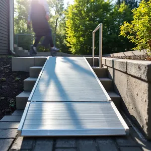 Podjazd na schody dla wózków dziecięcych