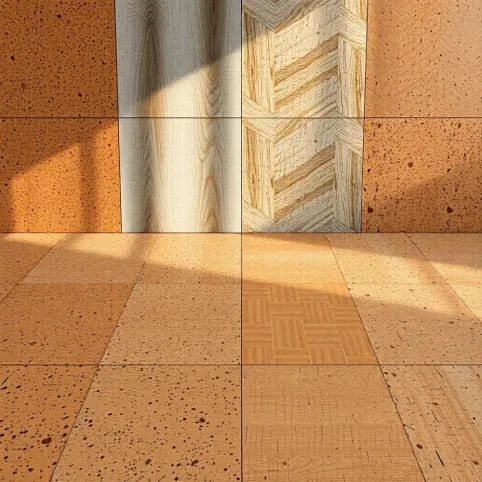 podłoga z korka wzory