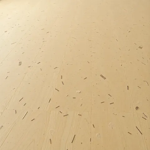 Podłoga z płyty wiórowej