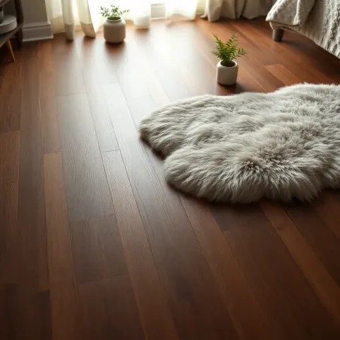 Podłogi w sypialni aranżację