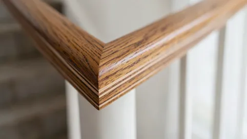 poręcz drewniana dębowa