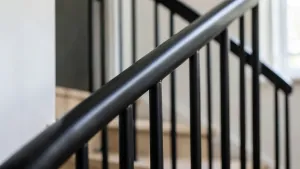 Poręcz schodowa czarna