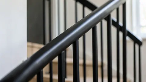 Poręcz schodowa czarna