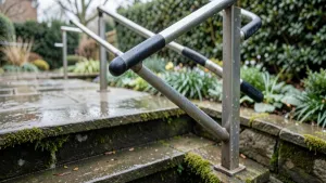 Poręcz schodowa zewnętrzna