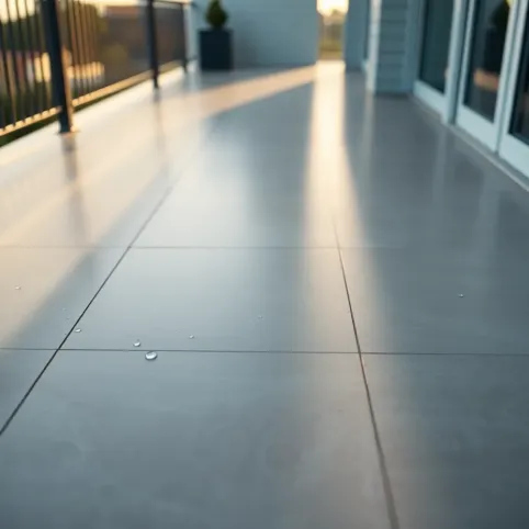 posadzka na balkonie z czego