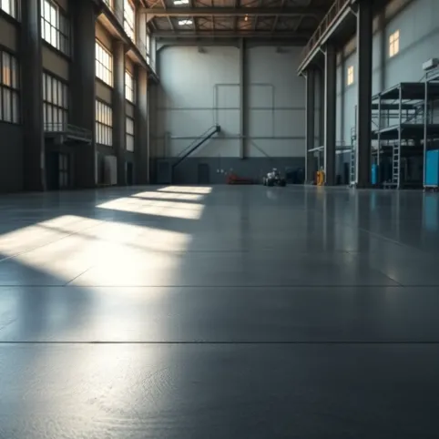 Posadzka na hali produkcyjnej