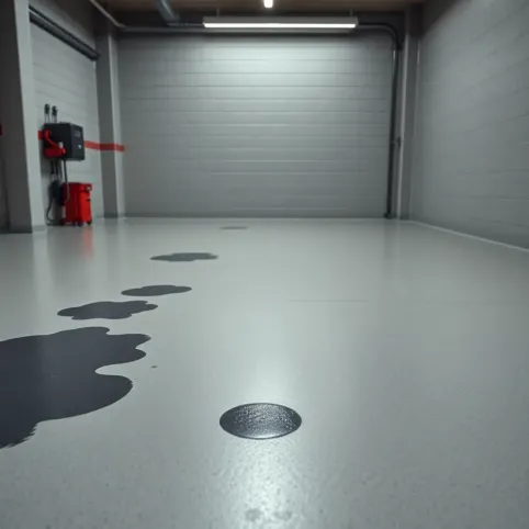 Posadzka przemysłowa w garażu