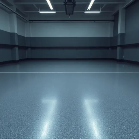 Posadzka żywiczna w garażu