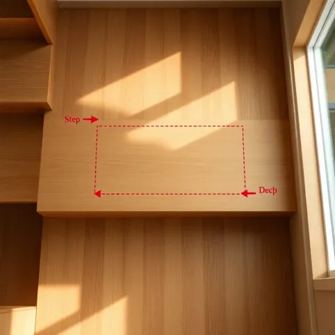 Powierzchnia schodów jak obliczyć